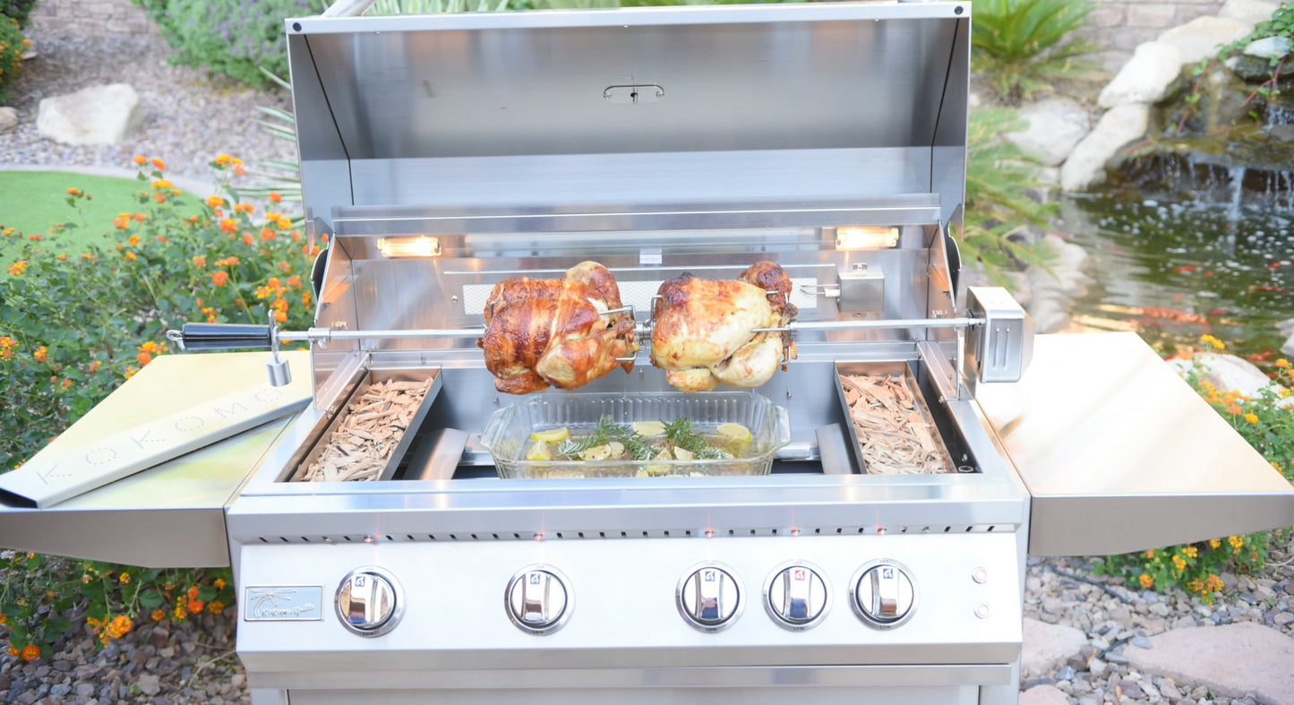 Professional Built in Gas Grill (4 Burner/Back Burner)
