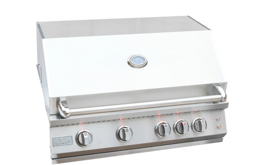 Laser Cut Grate 32In Professional Built in Gas Grill 4 Burner