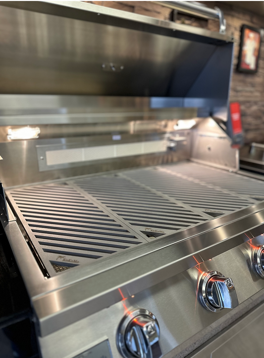 Laser Cut Grate 32In Professional Built in Gas Grill 4 Burner