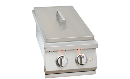 Professional Double Side Burner with removable cover
