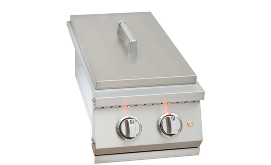 Professional Double Side Burner with removable cover