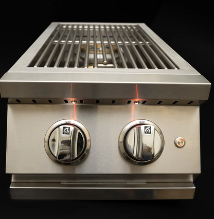 Professional Double Side Burner with removable cover