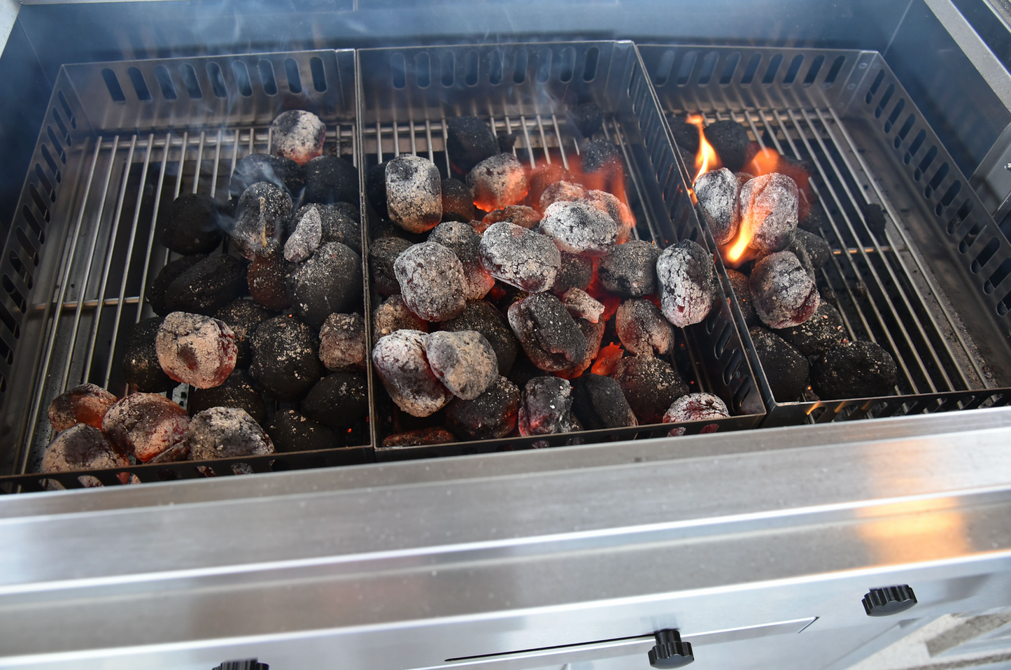 Built in Charcoal Grill