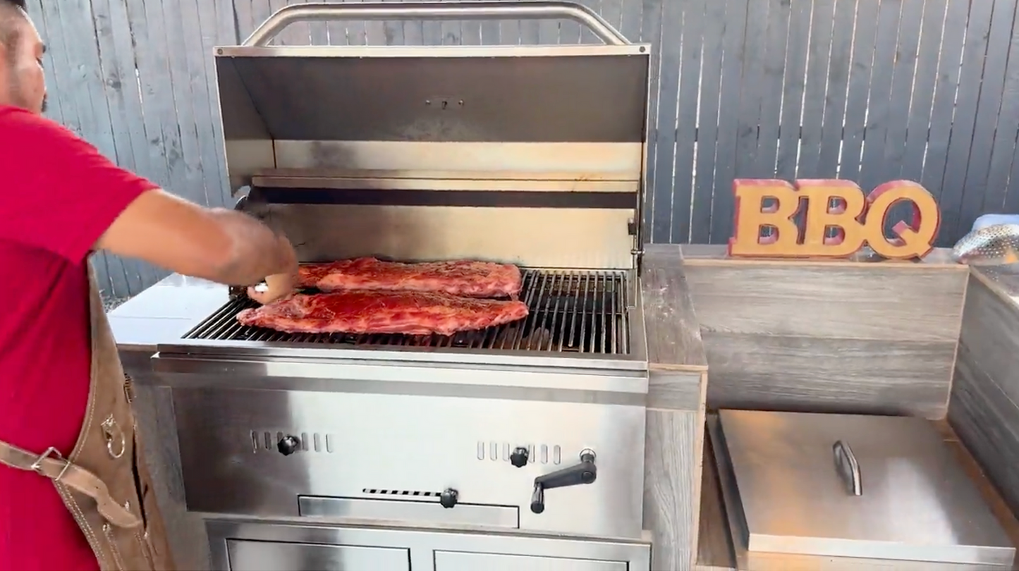 Built in Charcoal Grill