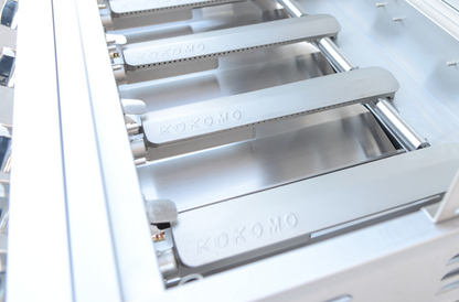 Professional 4 Burner 32 Inch Cart Model BBQ Grill With Lights & Locking Casters