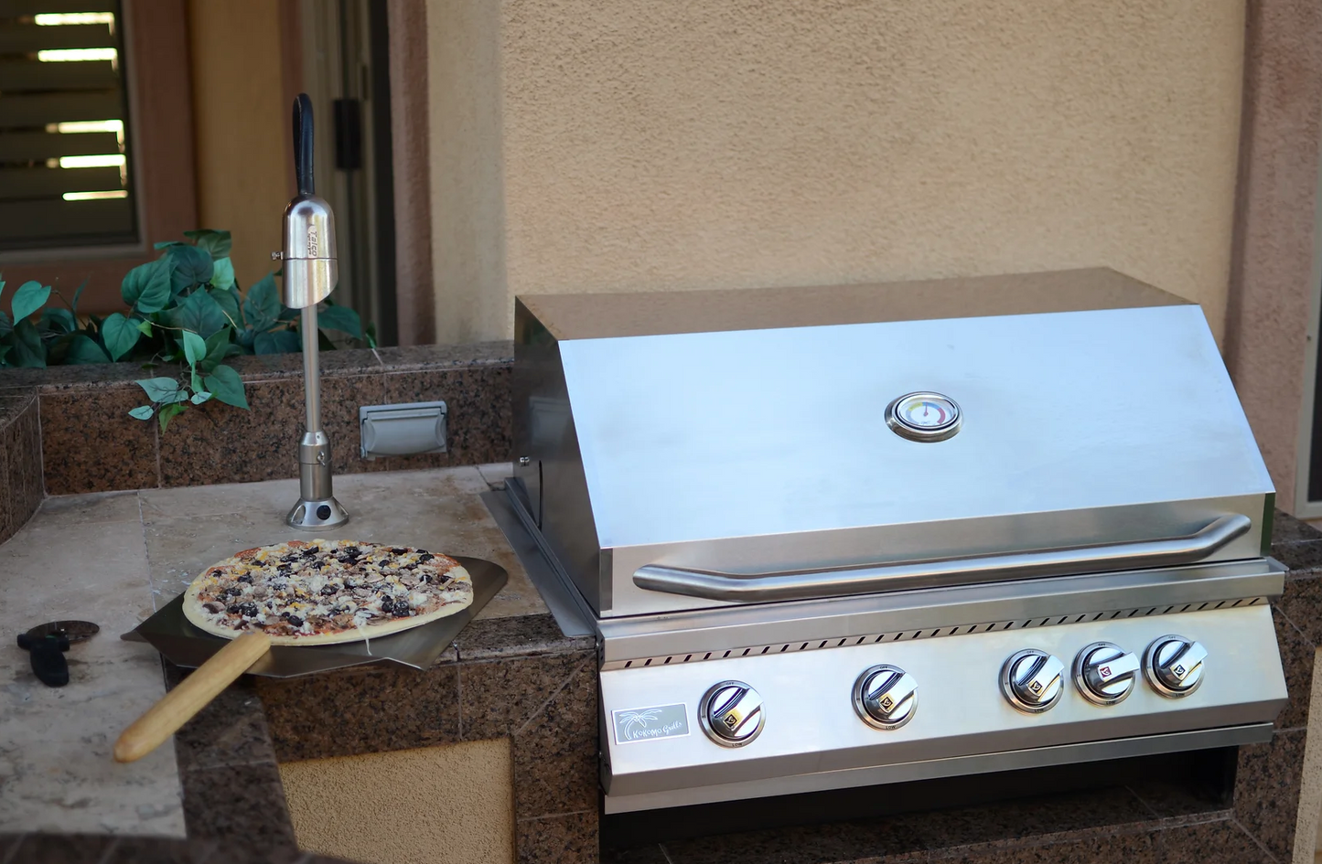 Built in Gas Grill (4 Burner/Back Burner)
