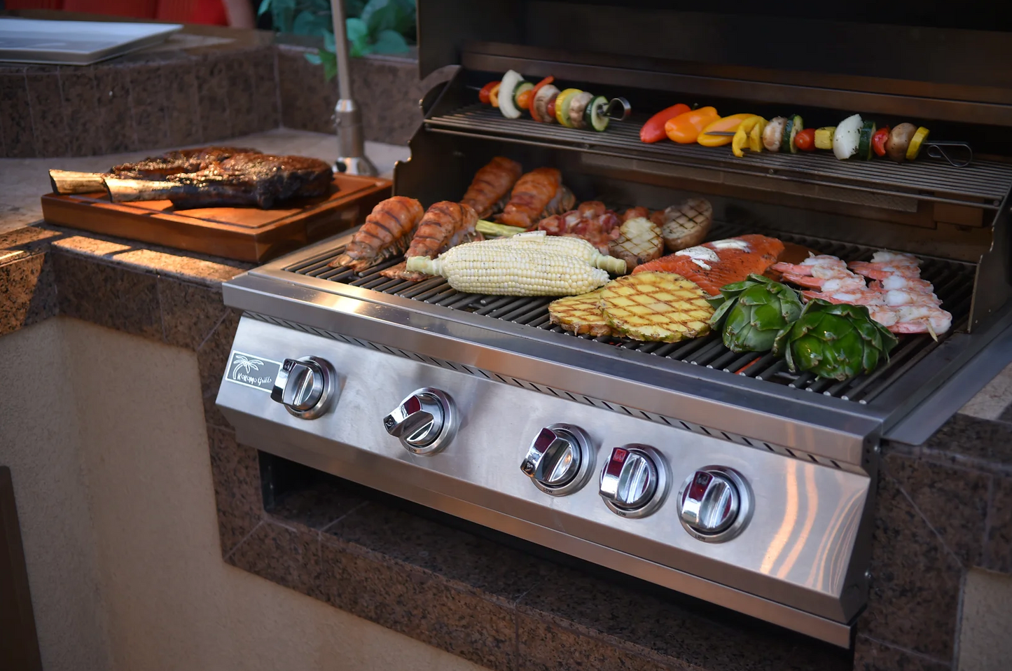 Built in Gas Grill (4 Burner/Back Burner)