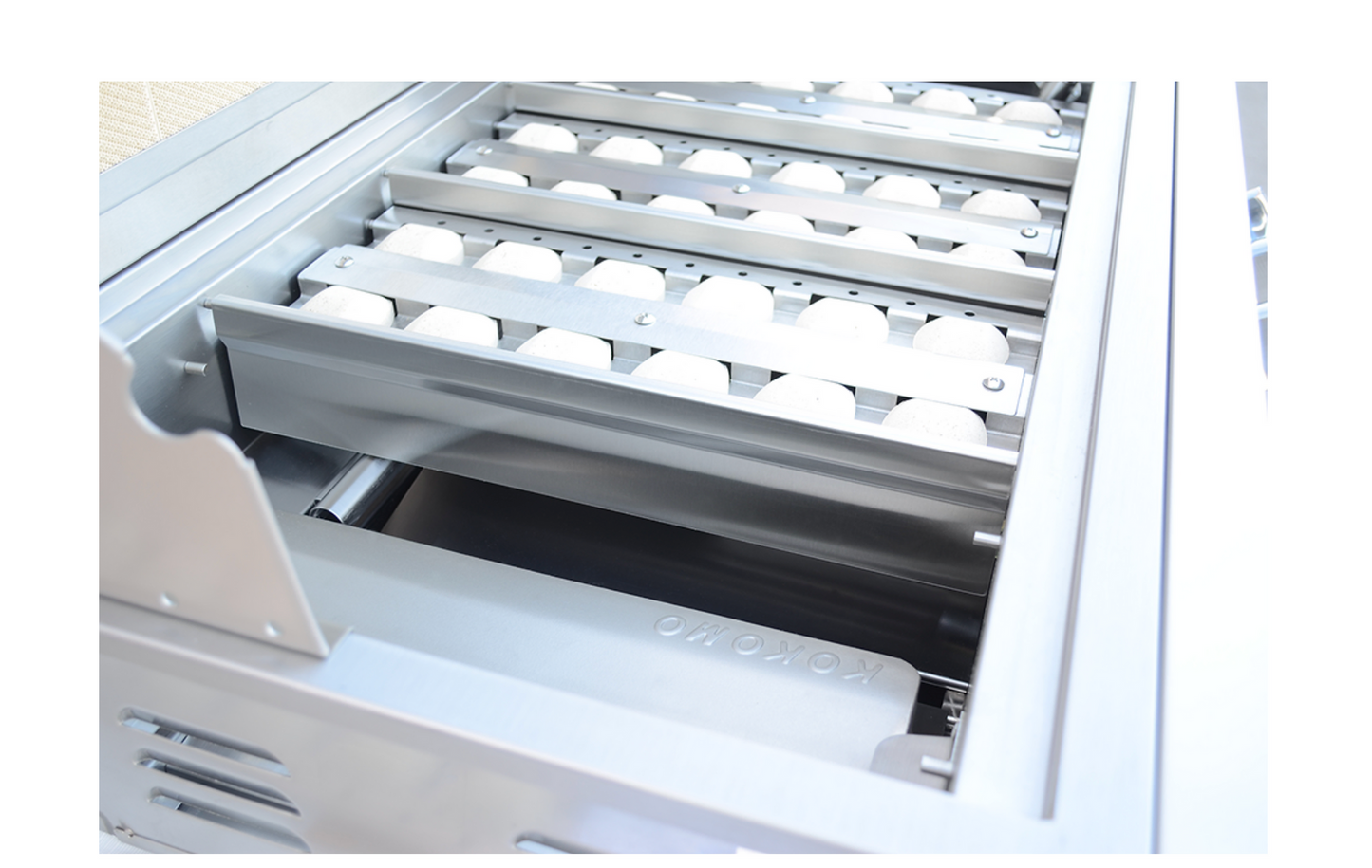 Professional 5 Burner 40 Inch Cart Model BBQ Grill With Lights & Locking Casters