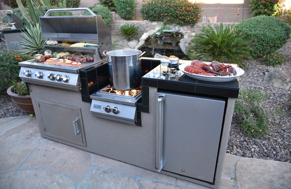 Power Burner 4 Burner 32 inch Built-In Barbeque Grill Island Kitchen Package