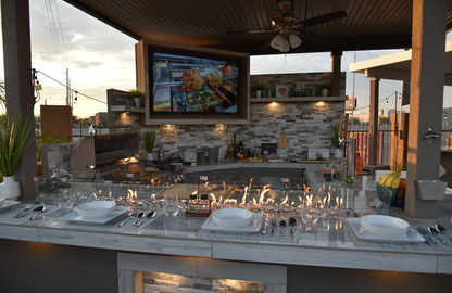 Outdoor Kitchen Bermuda BBQ Island with TV
