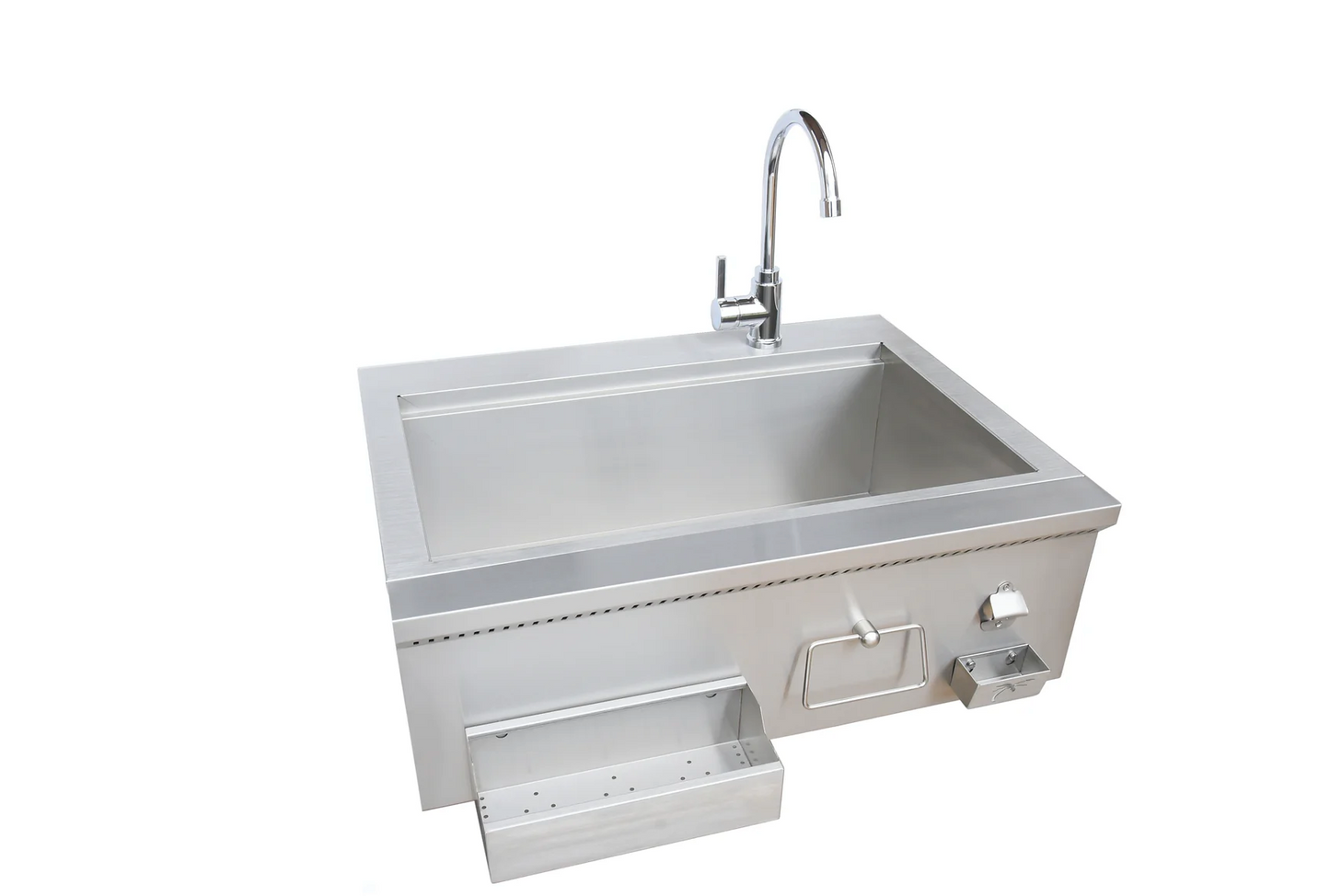 30" Built-In Bartender Cocktail Station With Sink Bottle Opener and Ice Chest