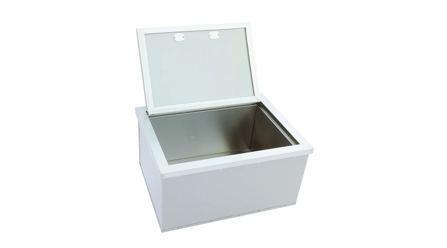 Drop-In Stainless Steel Ice Chest 23 x 17