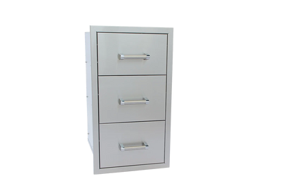 Outdoor Kitchen Stainless Steel Triple Drawer
