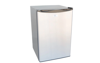 Built-In Outdoor Kitchen Refrigerator with Temp Control Soda Rack and Lights