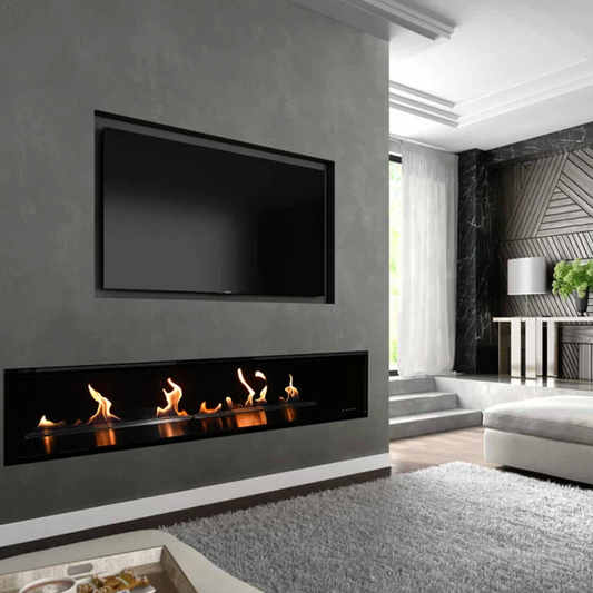 Flame Controlled Ethanol Burner AF120 With Remote