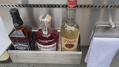 30" Built-In Bartender Cocktail Station With Sink Bottle Opener and Ice Chest