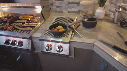 Outdoor Kitchen Bermuda BBQ Island with TV