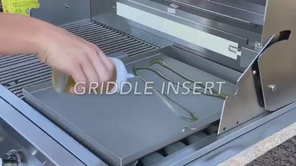 BBQ Grill Griddle Plate Insert